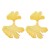 occidental style Alloy silver leaf earrings occidental style wind leaves earrings brief earrings high woman