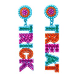 occidental style earrings Alloy Pearl Word ear studRI personality fashion temp..