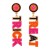 occidental style earrings Alloy Pearl Word ear studRI personality fashion temperament woman head earrings