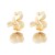 occidental style fashion retro palace wind long style hollow flowers earrings Metal earring Earring