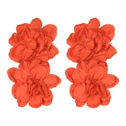 occidental style personality exaggerating Cloth three-dimensional flowers ear..
