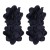  occidental style personality exaggerating Cloth three-dimensional flowers earrings woman fashion temperament ear