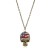  occidental style retro fully-jewelled skull necklace man lady personality pendant long style sweater chain