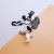cartoon silica gel lovely key buckle three boy key circle chain bag bag pendant
