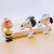 cartoon silica gel lovely key buckle three boy key circle chain bag bag pendant