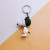 cartoon silica gel lovely key buckle three boy key circle chain bag bag pendant