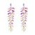 occidental style fashion geometry Alloy tassel retro Leaf personality temperament exaggerating earrings woman