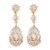 occidental style fashion drop Alloy embed colorful diamond retro temperament exaggerating earrings woman tren