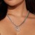 occidental style Double love necklace brief temperament pendant clavicle chain woman ecklace