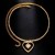 occidental style Double love necklace brief temperament pendant clavicle chain woman ecklace