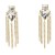 new high tassel earrings  occidental style shine Rhinestone ear stud Earring woman Earrings
