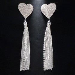  love Ear clip fashion high Metal tassel Earring samllEarrings