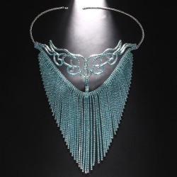  new Rhinestone long tassel surface  occidental style surface fashion lady ask