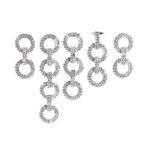 opening Rhinestone ring set  occidental style fashion Round exaggerating fully-jewelled ring