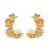 occidental style retro Alloy flowers earrings woman  exaggerating wind temperament Metal Earring trend