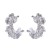 occidental style retro Alloy flowers earrings woman  exaggerating wind temperament Metal Earring trend