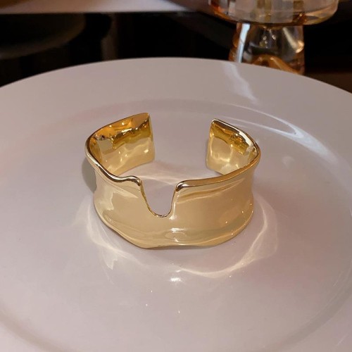 Irregular opening bangle fashion personality creative occidental style brief Metal wind bracelet woman