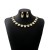 occidental style luxurious Oval square set  flowers bride necklace retro earrings woman