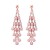 occidental style exaggerating luxurious diamond tassel ear stud palace earring noble Korea earrings