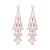 occidental style exaggerating luxurious diamond tassel ear stud palace earring noble Korea earrings