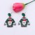  sweater christmas earrings ear stud lovely deer Santa Claus christmas tree Earring earring woman