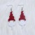 new christmas earrings ear stud Round samll star christmas tree Acrylic occidental style Earring earring woman