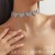  trend occidental style exaggerating fully-jewelled Rhinestone Peach heart love crystal