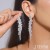 occidental style exaggerating long earrings Korean style temperament fully-jewelled ear