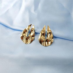 Japan and Korea fashion personality surface pattern Earring drop ear stud woma..