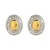summer Alloy earrings occidental style exaggerating Earring woman Round Metal gold silver color ear studearrings