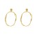 summer Alloy earrings occidental style exaggerating Earring woman fashion Round Metal earringearrings