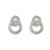 bronze embed zircon earrings fully-jewelled Earringins occidental style multilayer Round brideearrings