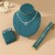 occidental style love pendant butterfly necklace bracelet ring ear stud set fashion fine woman