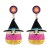 occidental style creative cartoon lovely drop beads Alloy earrings woman