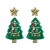 occidental style new christmas creative new christmas tree snowflake handmade beads earring day ornament
