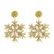 occidental style new christmas creative new christmas tree snowflake handmade beads earring day ornament