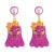  occidental style creative cartoon lovely bow beads Alloy earring woman