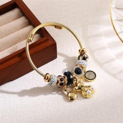 occidental style more bangle Alloy Pearl diamond bracelet high pendant