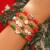 occidental style  christmas Word color bracelet set  creative Santa Claus gift Word