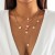 occidental style temperament butterfly Peach heart pendant imitate Pearl necklace set  mash up heart-sha