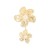R occidental style flowers  personality exaggerating elegant sweet opening ring fashion wind
