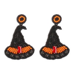 E Bohemian style earrings  beads sequin embed Earring personality earring