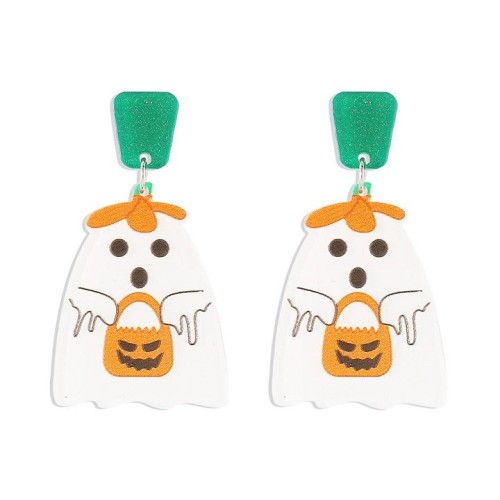 E exaggerating geometry Earring  Acrylic skull earrings woman