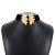 occidental style samll retro flowers chain  velvet enamel personality clavicle necklace woman