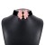 occidental style samll retro flowers chain  velvet enamel personality clavicle necklace woman