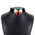 occidental style samll retro flowers chain  velvet enamel personality clavicle necklace woman