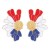 occidental style samll retro flowers chain  velvet enamel personality clavicle necklace woman