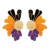 occidental style samll retro flowers chain  velvet enamel personality clavicle necklace woman