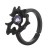 occidental style retro love ringins personality Five-pointed star zircon opening