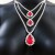  lady multilayer Rhinestone necklace  occidental style personality trend Rhinestone necklace  woman